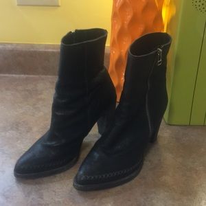 Free people leather boots